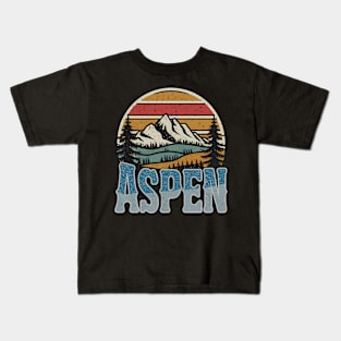 Aspen Ski & Snowboard Kids T-Shirt